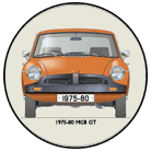 MGB GT 1976-80 Coaster 6